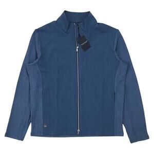 Peter Millar Ocean Blue Solstice Performance Hybrid Jacket Mens Large L Cardigan